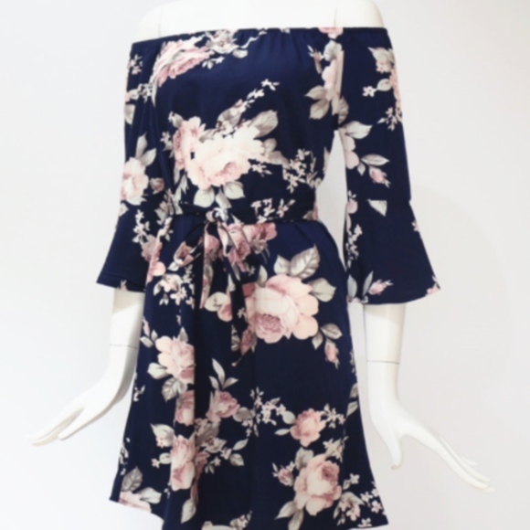 Sexy Off Shoulder Boho Dress - Picture 6 of 6